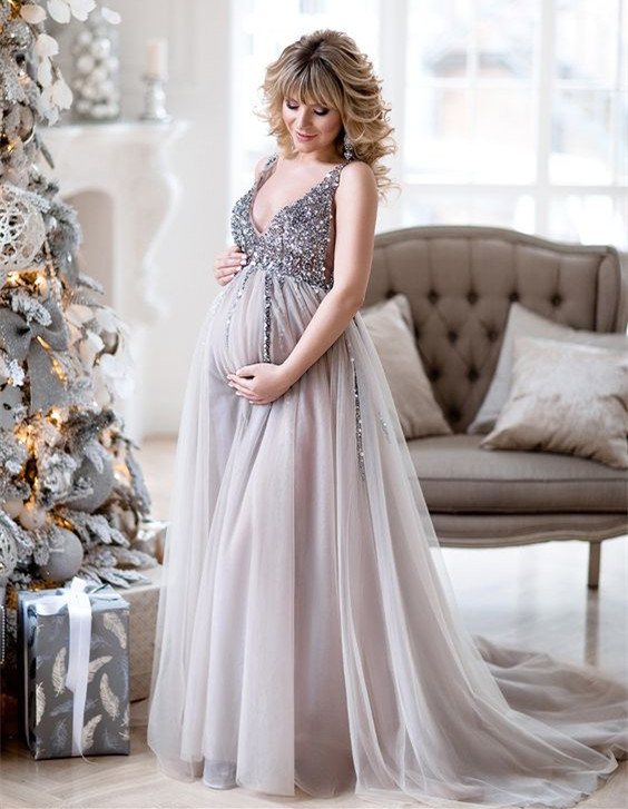 maternity party dress